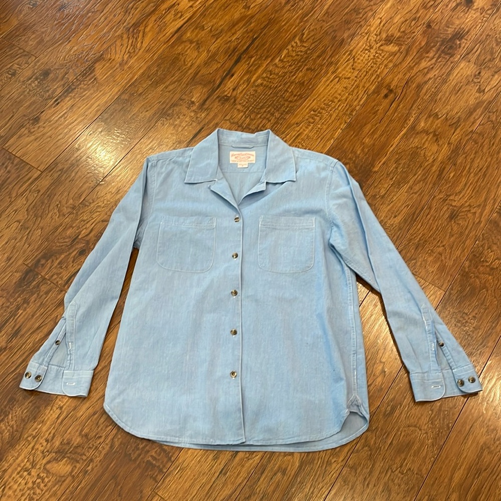 Filson Light Blue Casual Button Down Shirt
